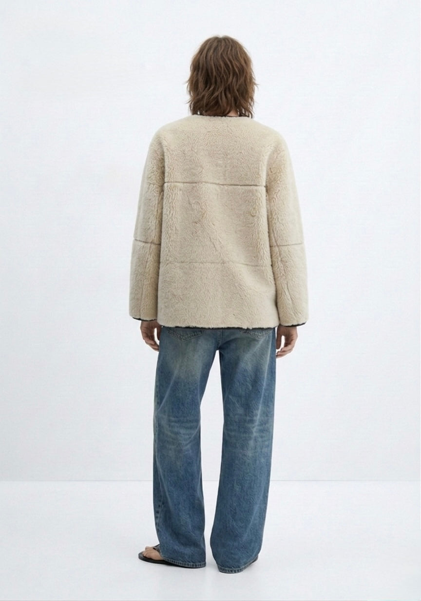 VESTE TEXTURÉE À FERMETURE HORN