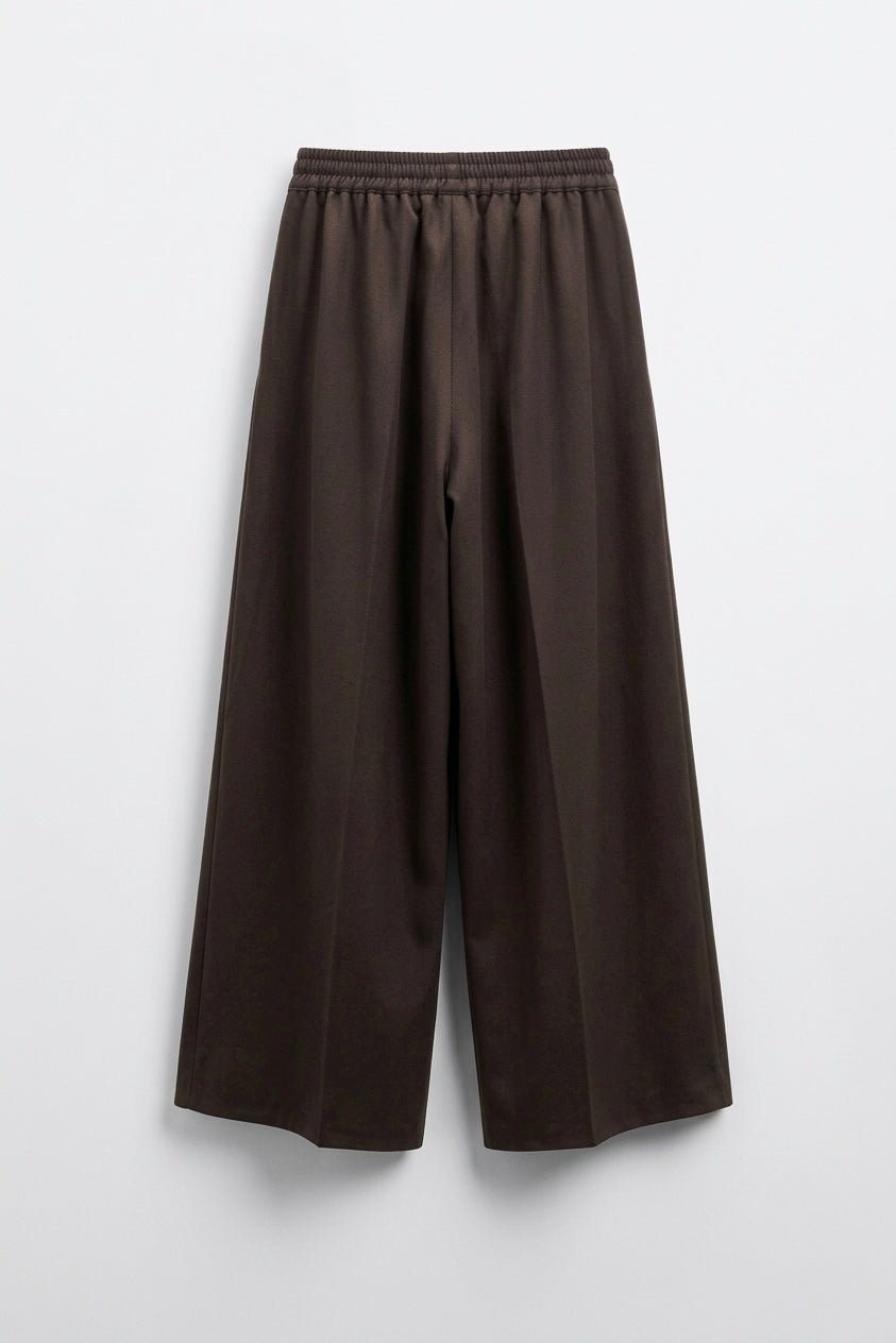 PANTALON LARGE À PINCES