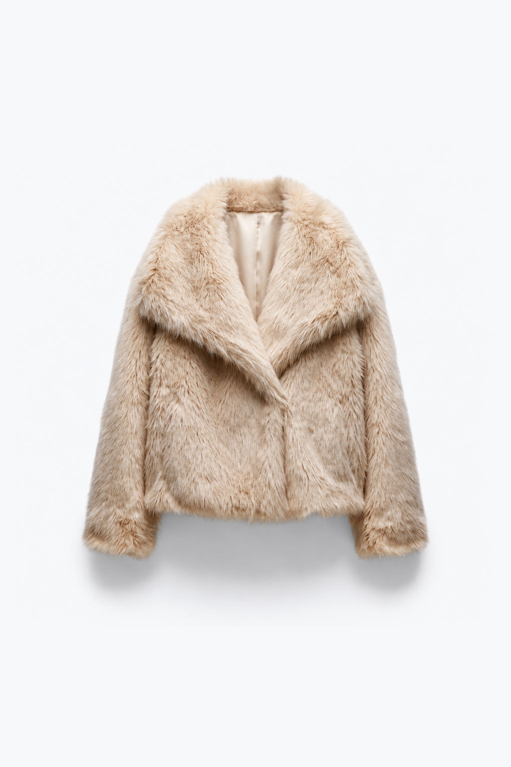 SHORT FAUX FUR JACKET