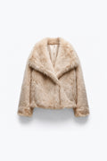 SHORT FAUX FUR JACKET