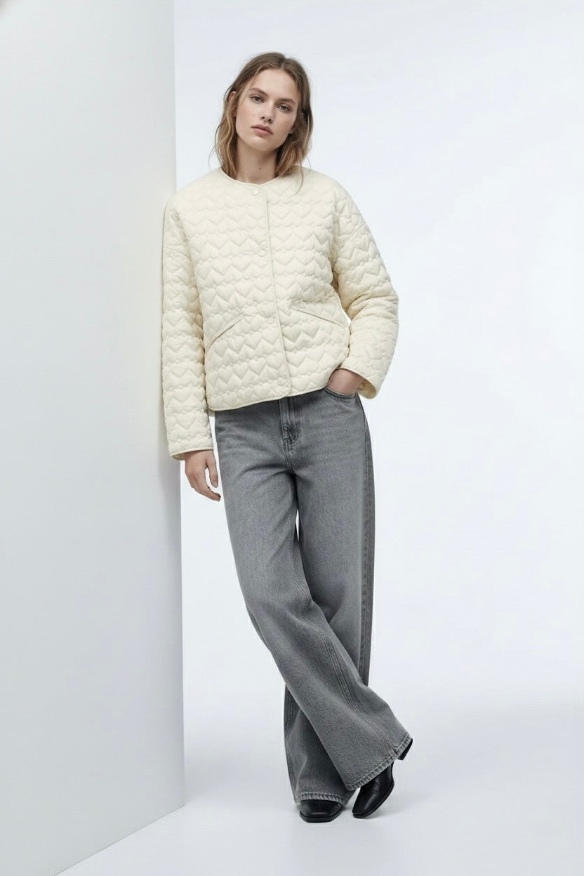 Giacca fantasia cuori • Donna