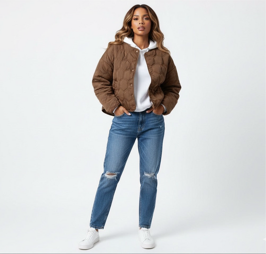 BLOUSON MATELASSÉ COURT