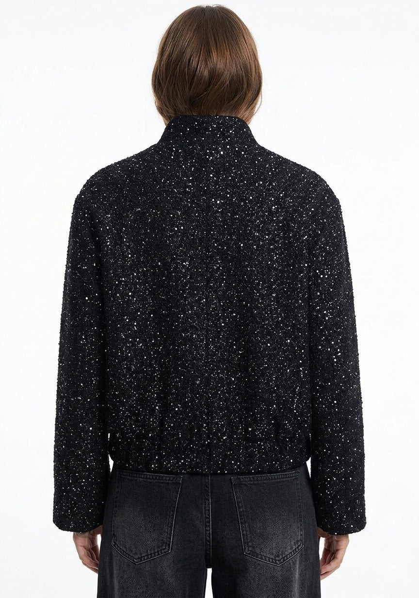 BLOUSON À PAILLETTES
