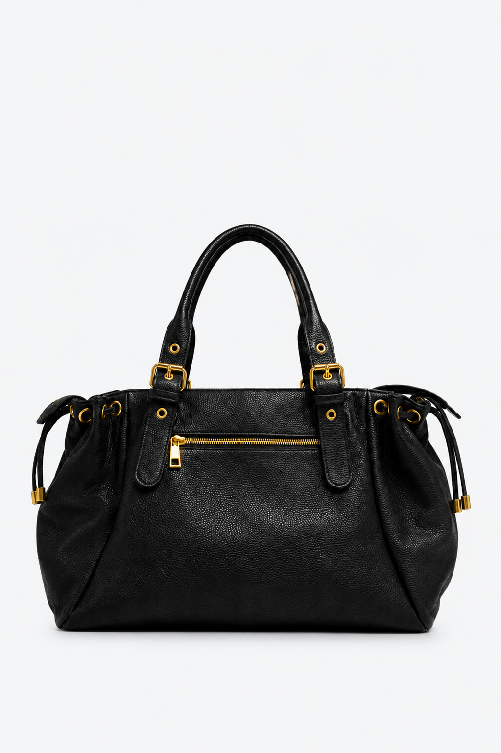 "BASSET" BAG IN ITALIAN GRAINED LEATHER
