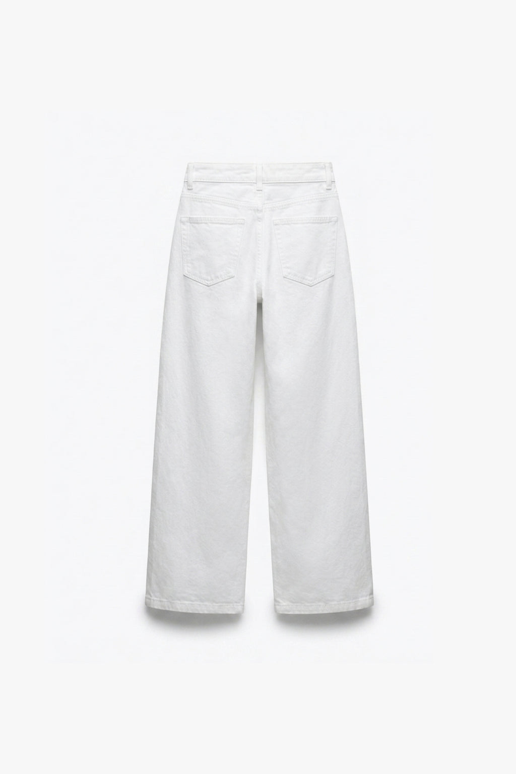 JEANS BLANC COUPE LARGE