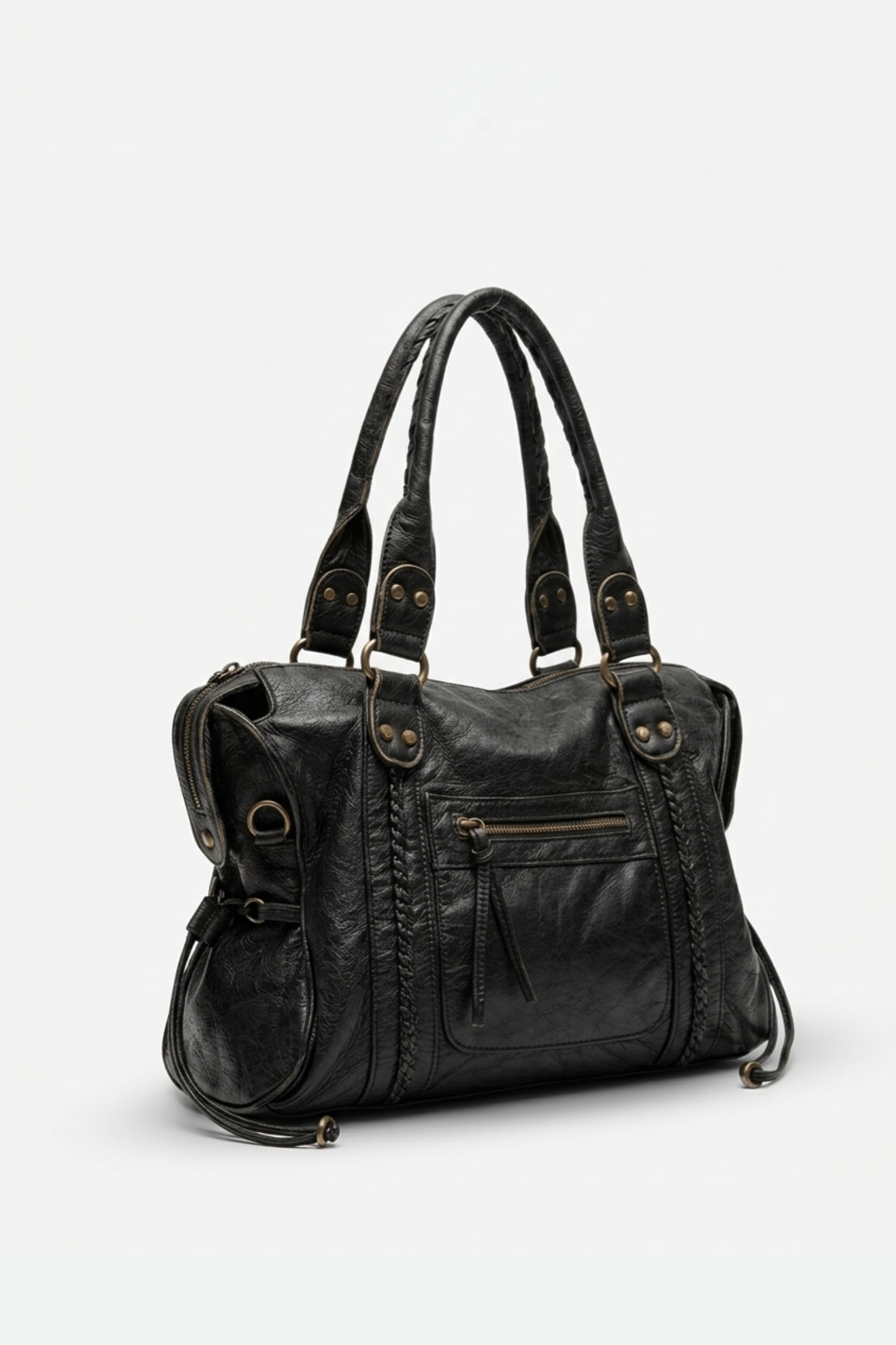 SAC À MAIN DE COURS EN CUIR PU
