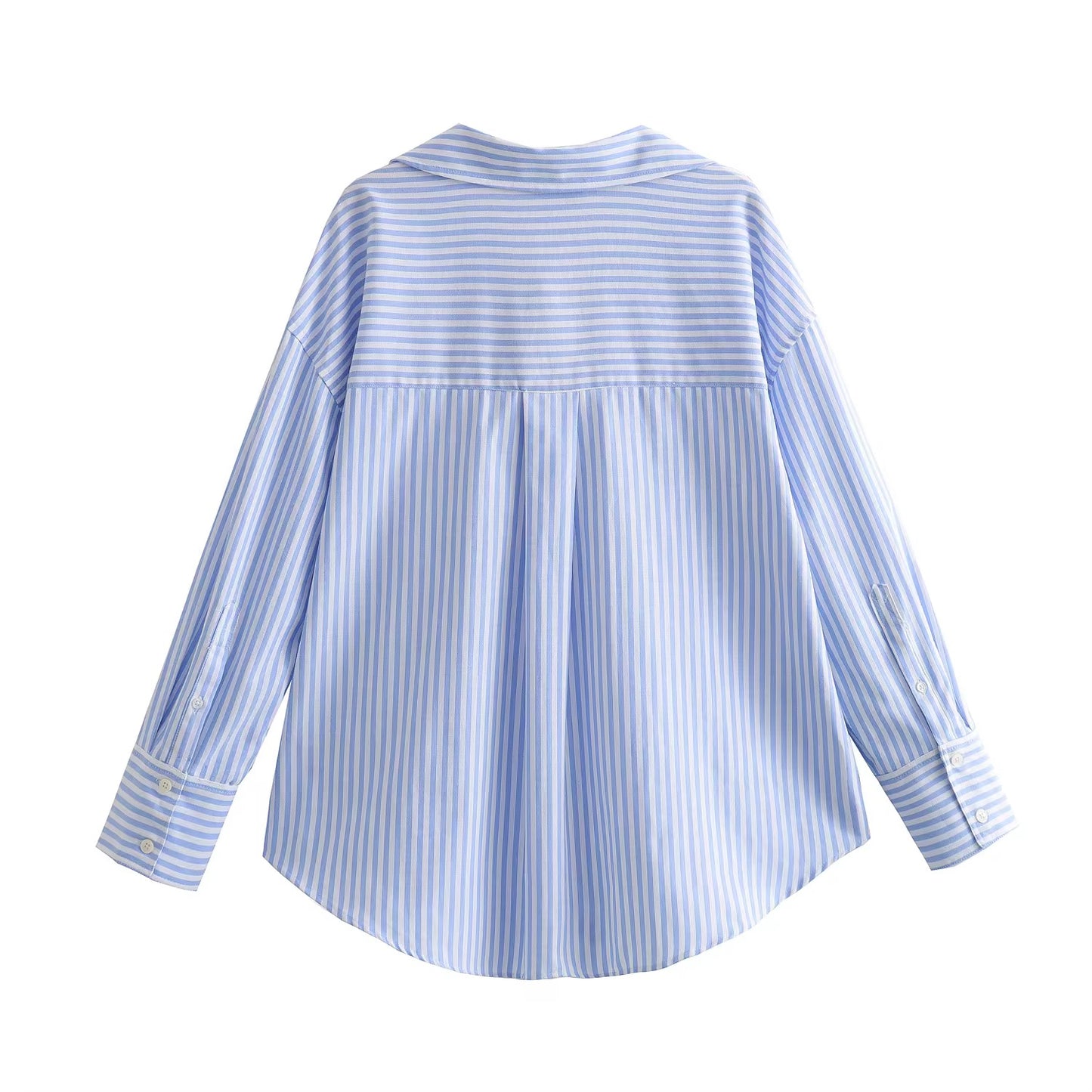 CHEMISE OVERSIZE À RAYURES FINES