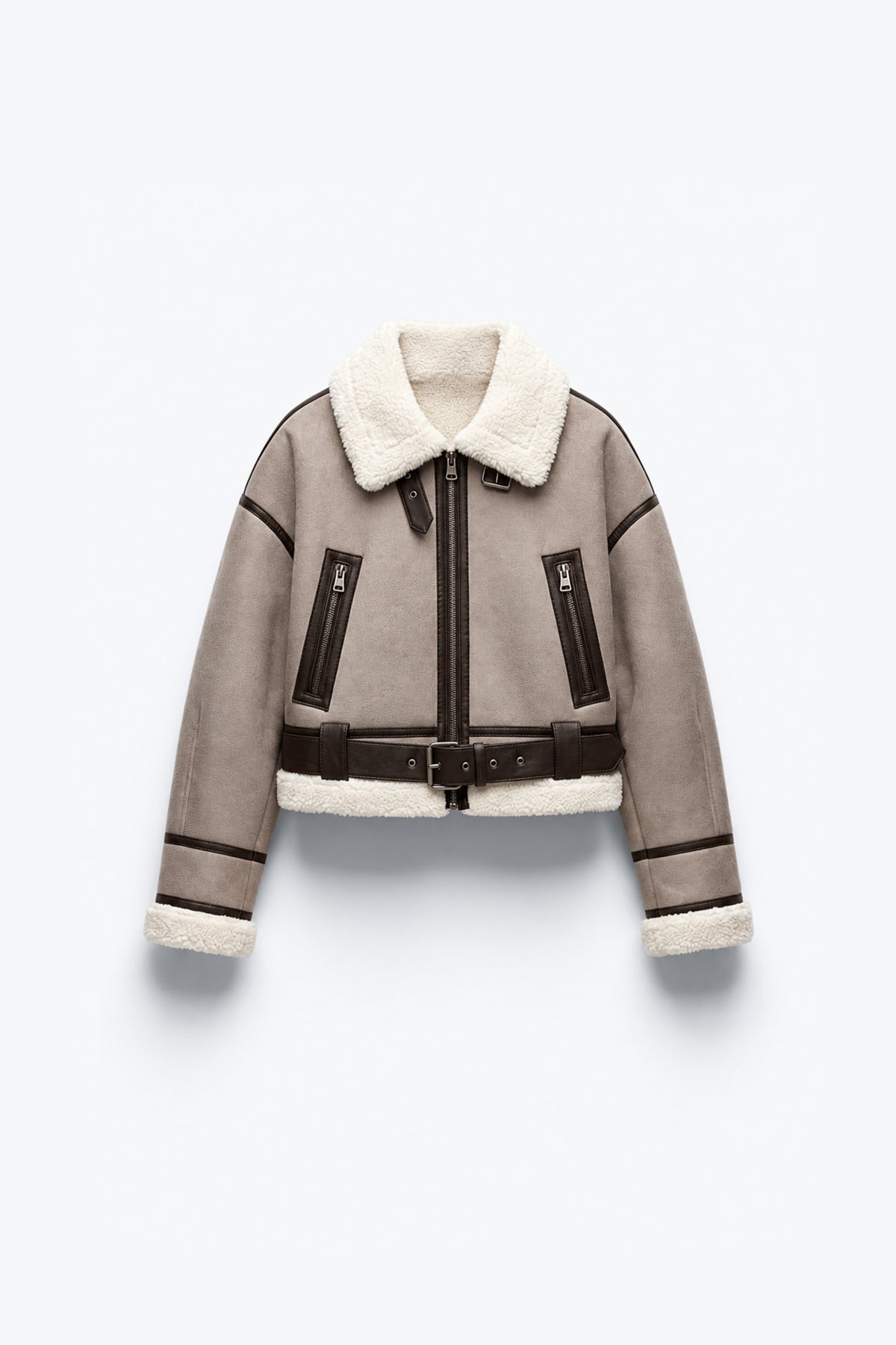 LINED AVIATOR JACKET