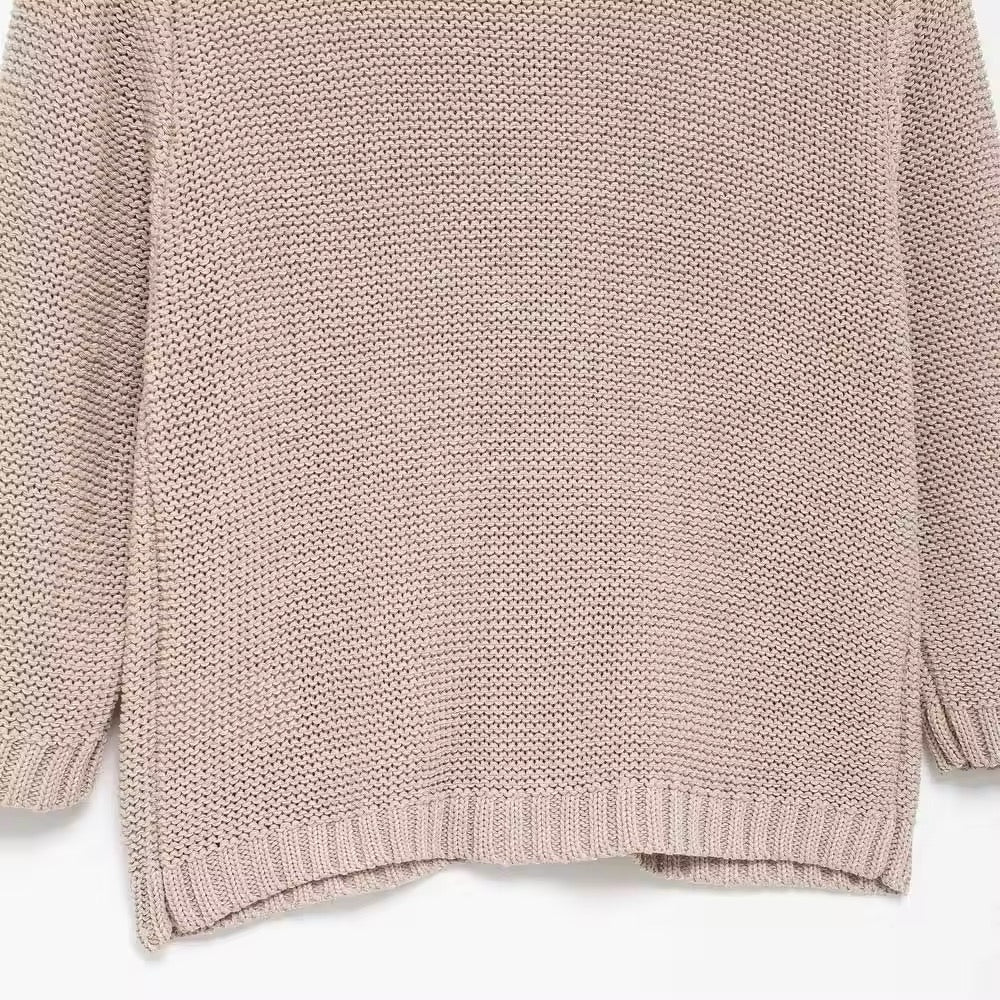 Cardigan en tricot canari • Femme