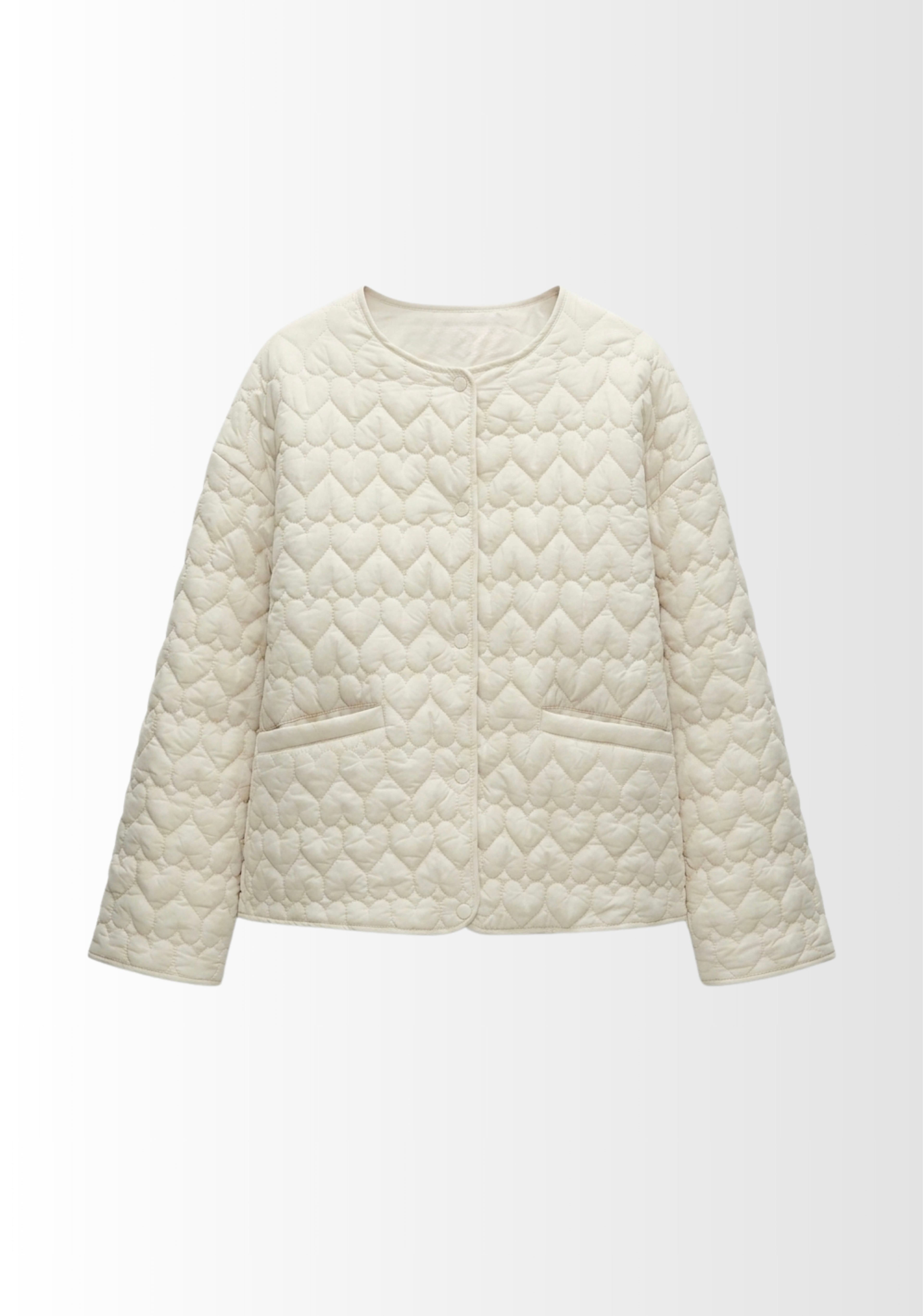 VESTE MATELASSÉE À BOUTONS PRESSION