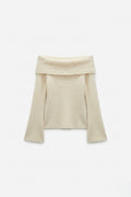 PULL MAILLE ÉPAULES DÉGAGÉES