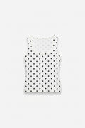 POLKA DOT TANK TOP