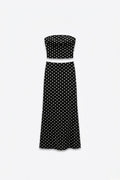 ENSEMBLE TOP BUSTIER ET JUPE