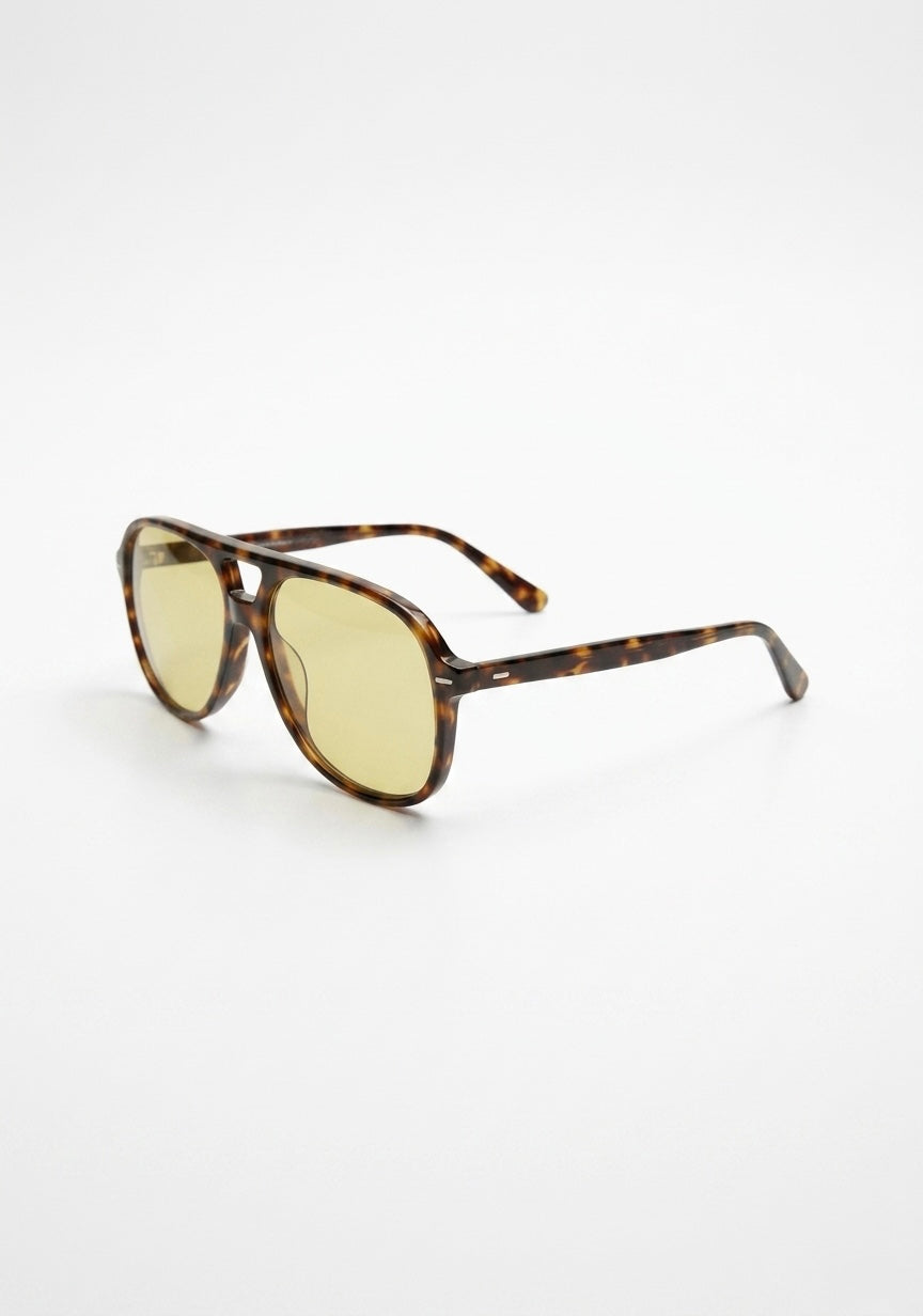 LUNETTES AVIATOR ÉCAILLE CLAIRE