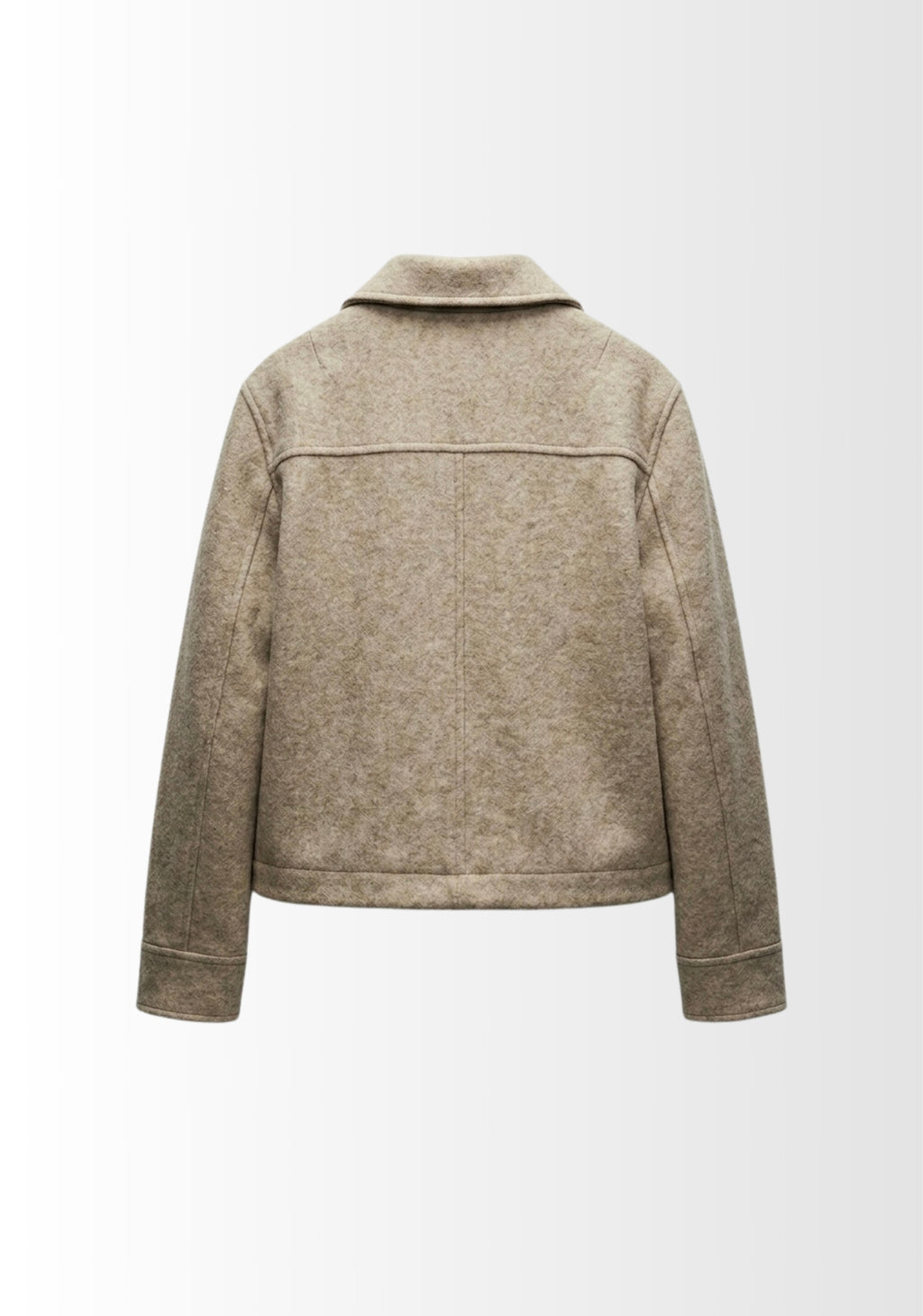 VESTE COURTE À POCHES RABATTUES