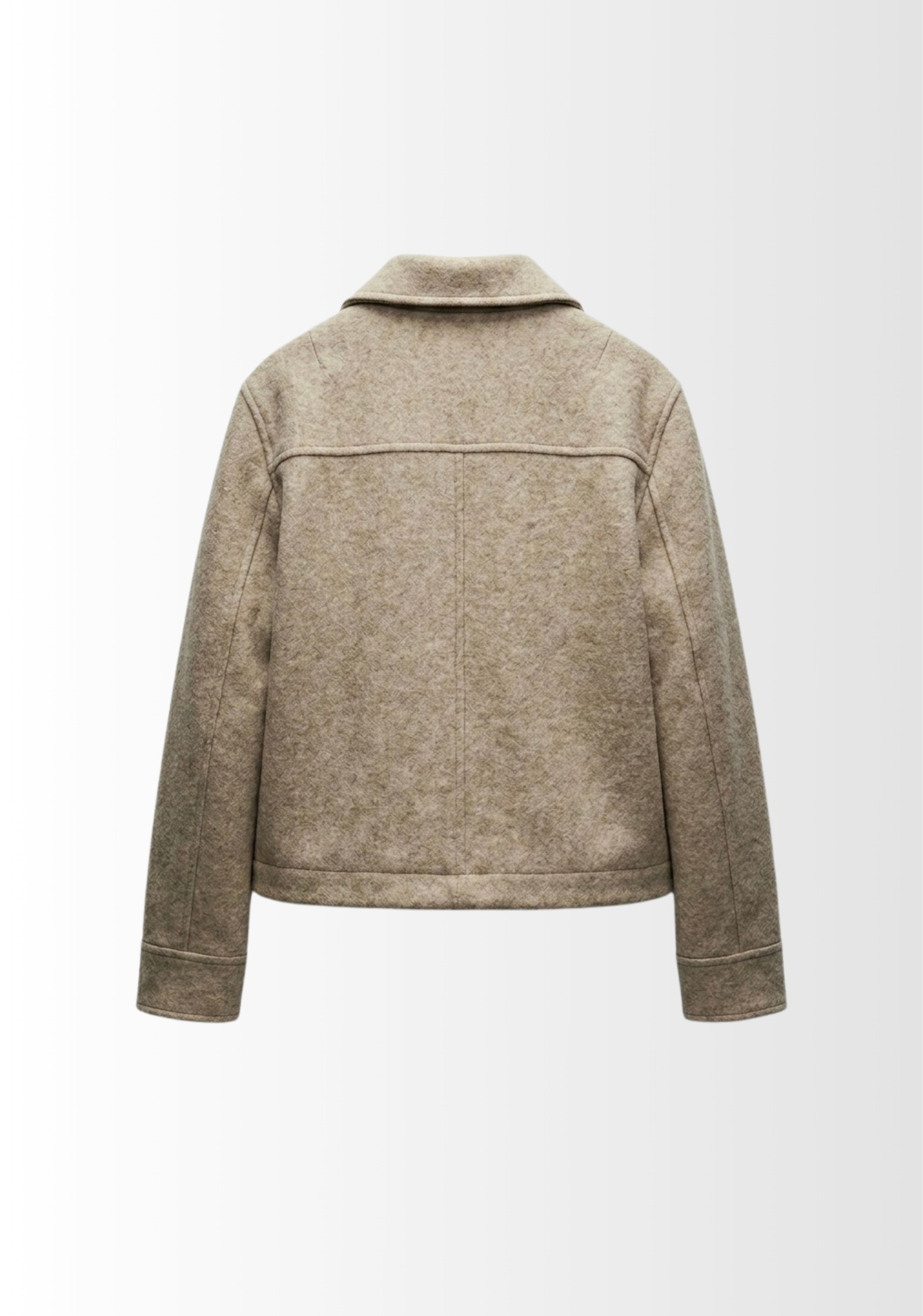 VESTE COURTE À POCHES RABATTUES