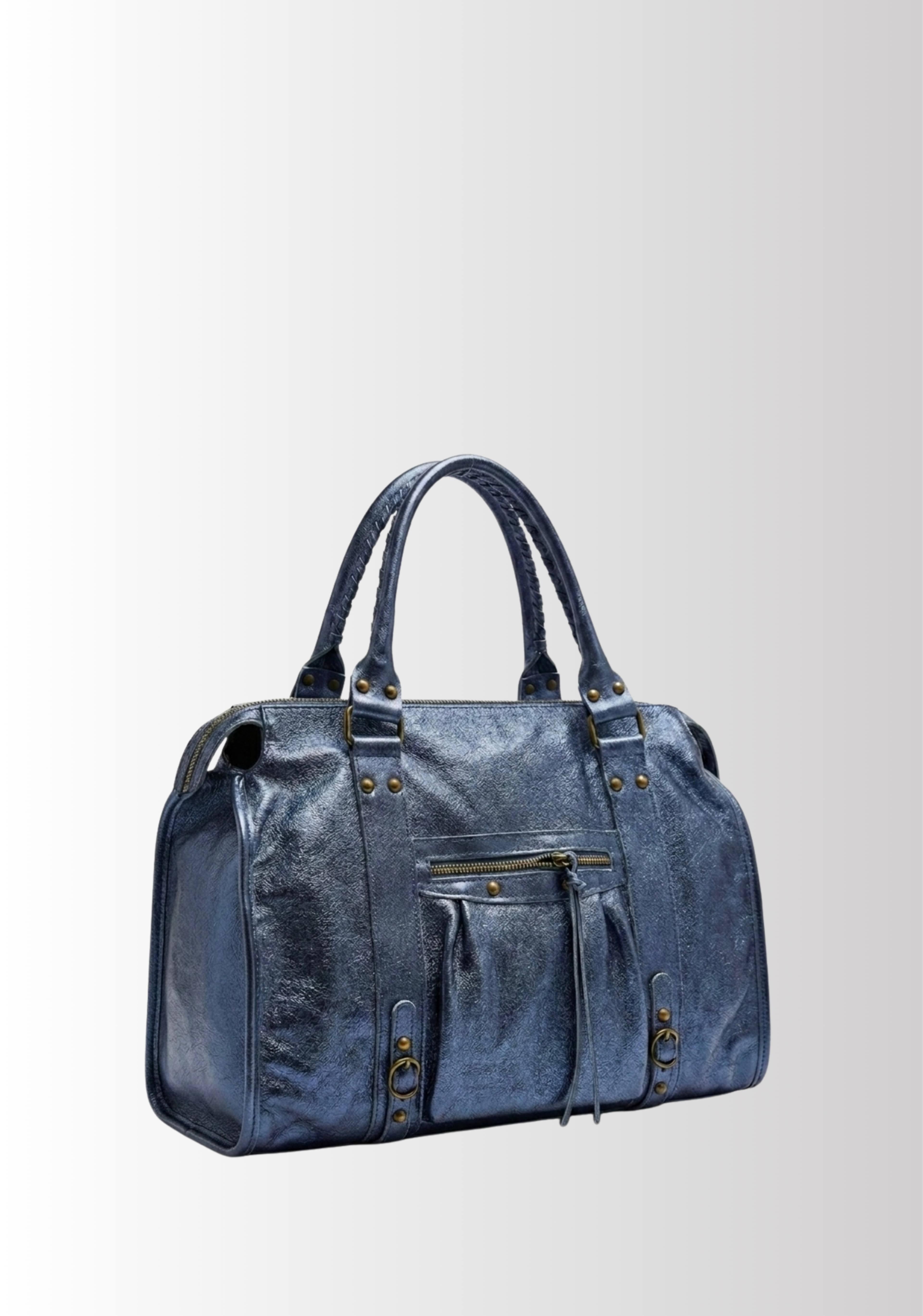 SAC À MAIN EN CUIR BROSSÉ MAISON MOSSEN