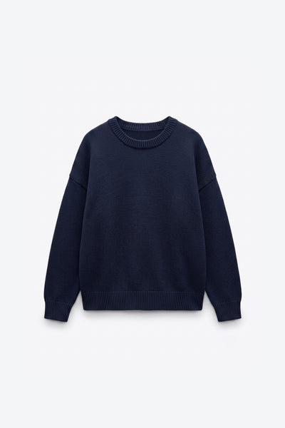PULL OVERSIZE À COL ROND