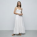 ROBE LONGUE À BRETELLES