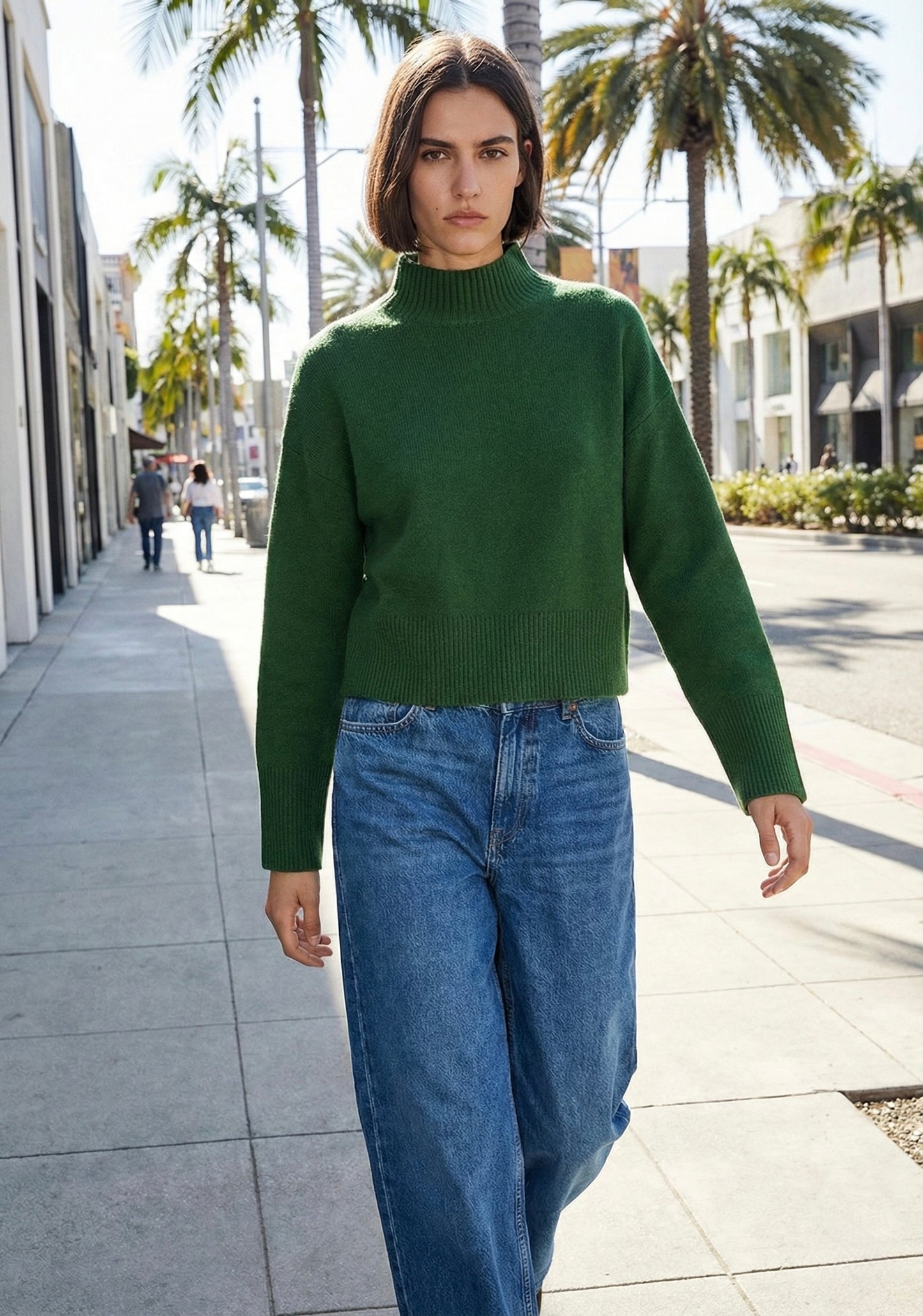 Maglione oversize a mezza manica • Donna