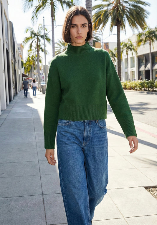 PULL LOOSE EN MAILLE STRUCTURÉE