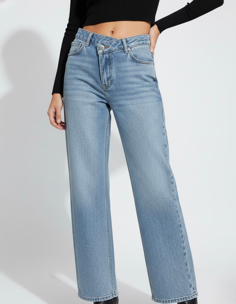 JEAN LARGE TAILLE MI-HAUTE