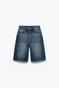 BERMUDA DENIM DÉLAVÉ