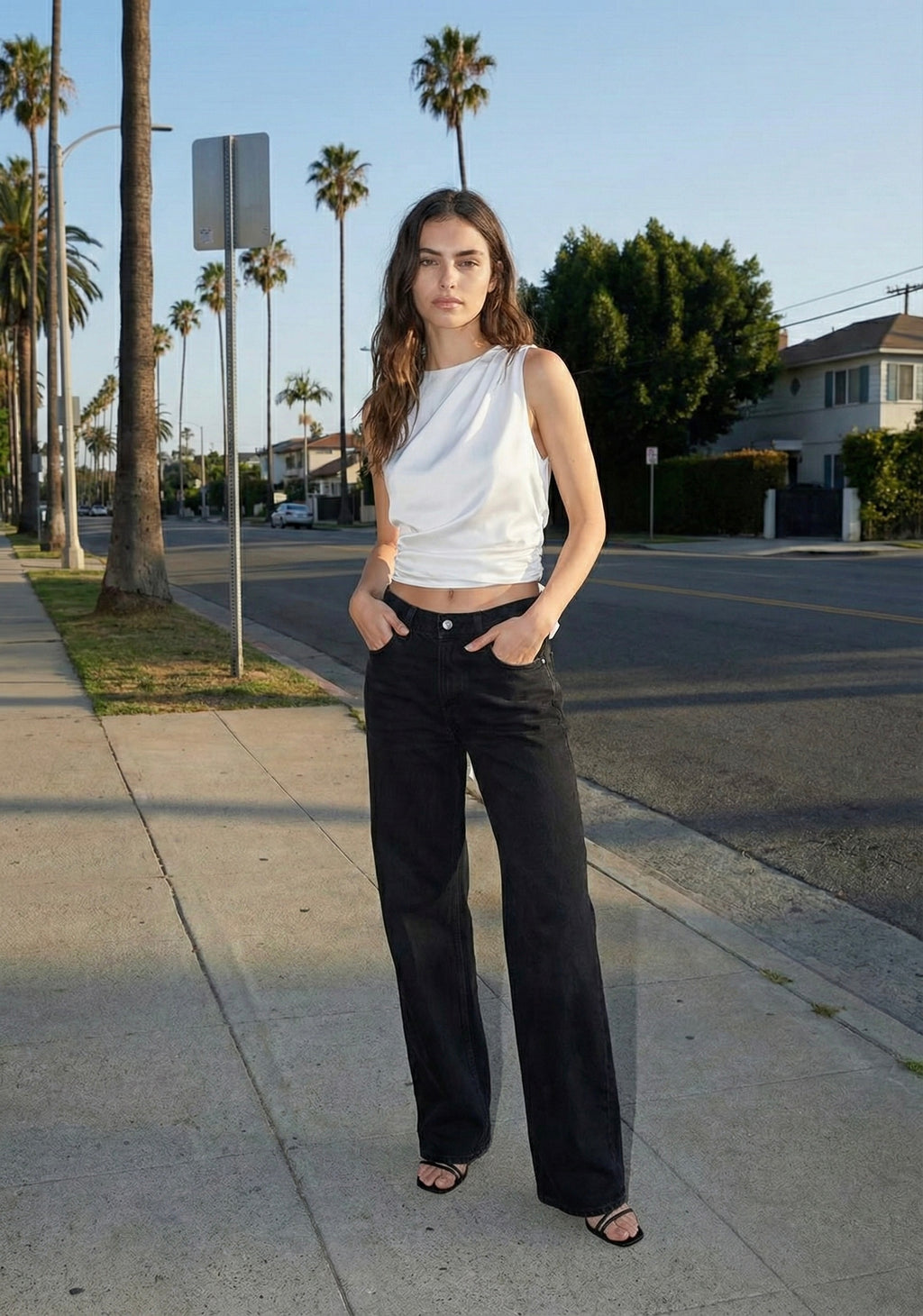 Blusa in raso • Donna