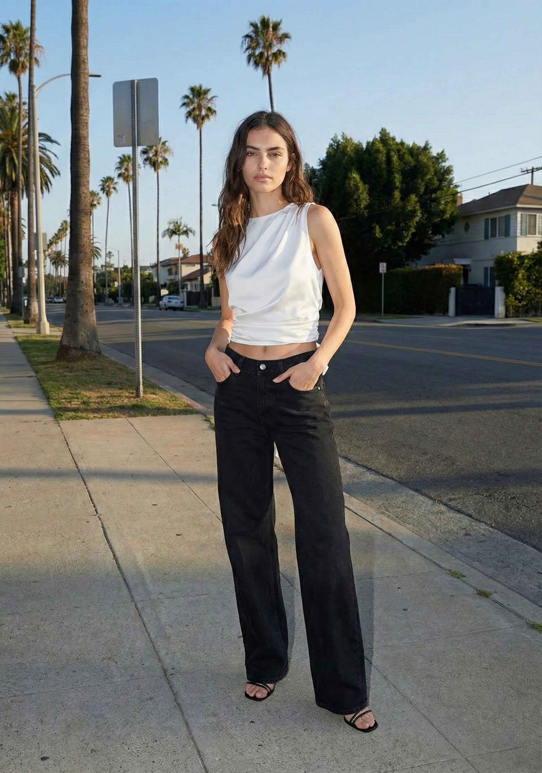 Blusa in raso • Donna