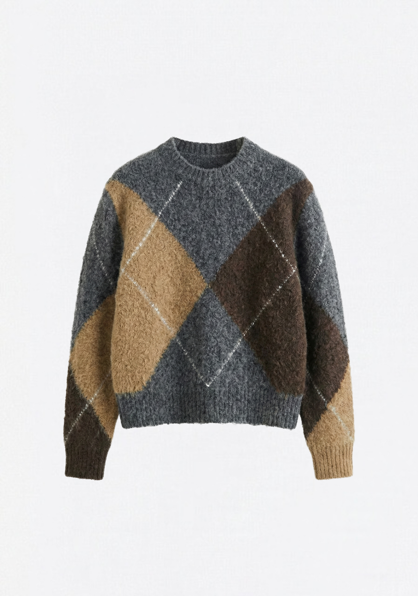 MAGLIA CON MOTIVO A ROMBI