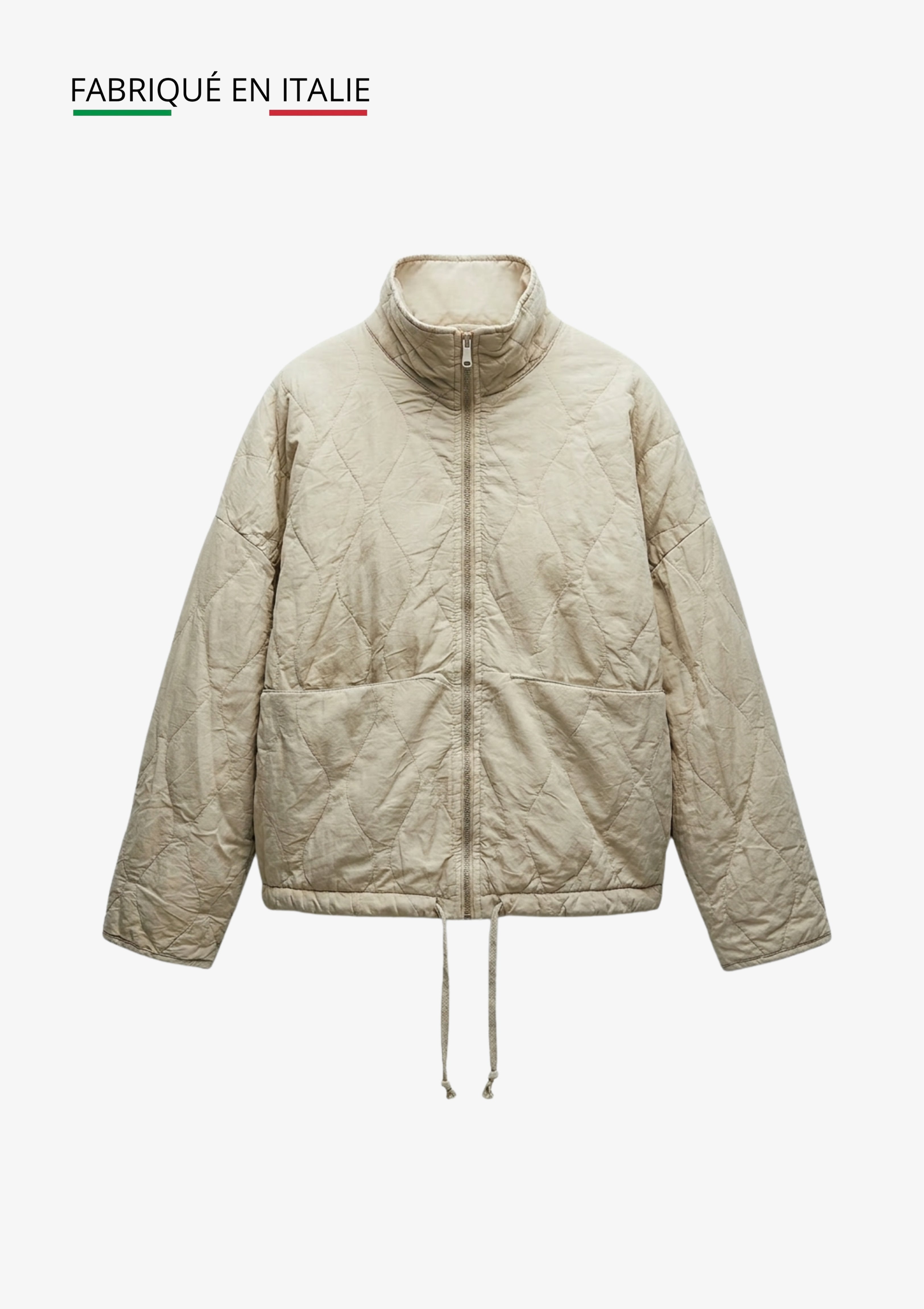 BLOUSON MATELASSÉ EN COTON