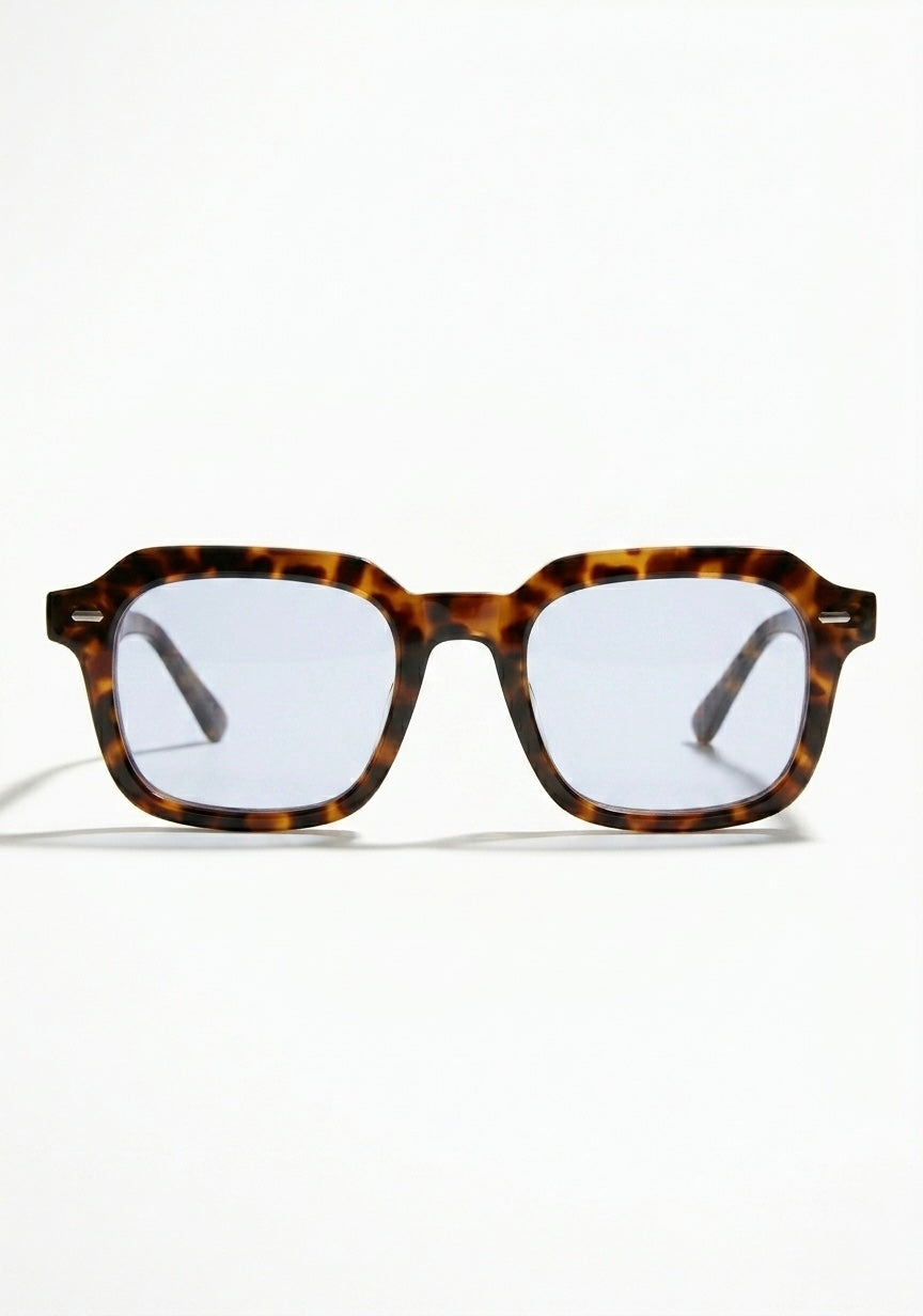 LUNETTES GÉOMÉTRIQUES ÉCAILLE TRANSLUCIDE