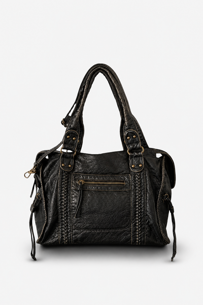 MOSSEN PU LEATHER HANDBAG