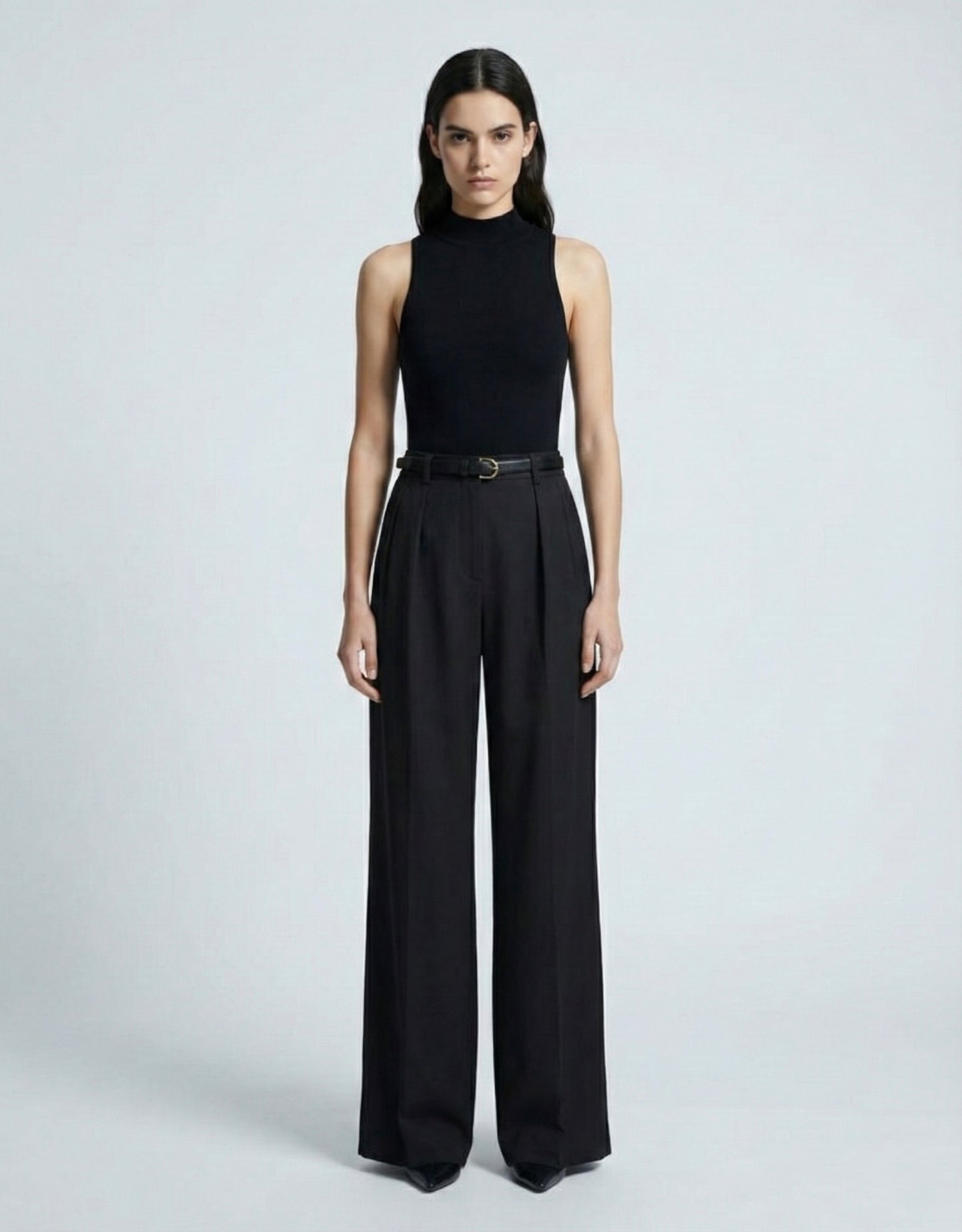 PANTALON LARGE TAILLE HAUTE