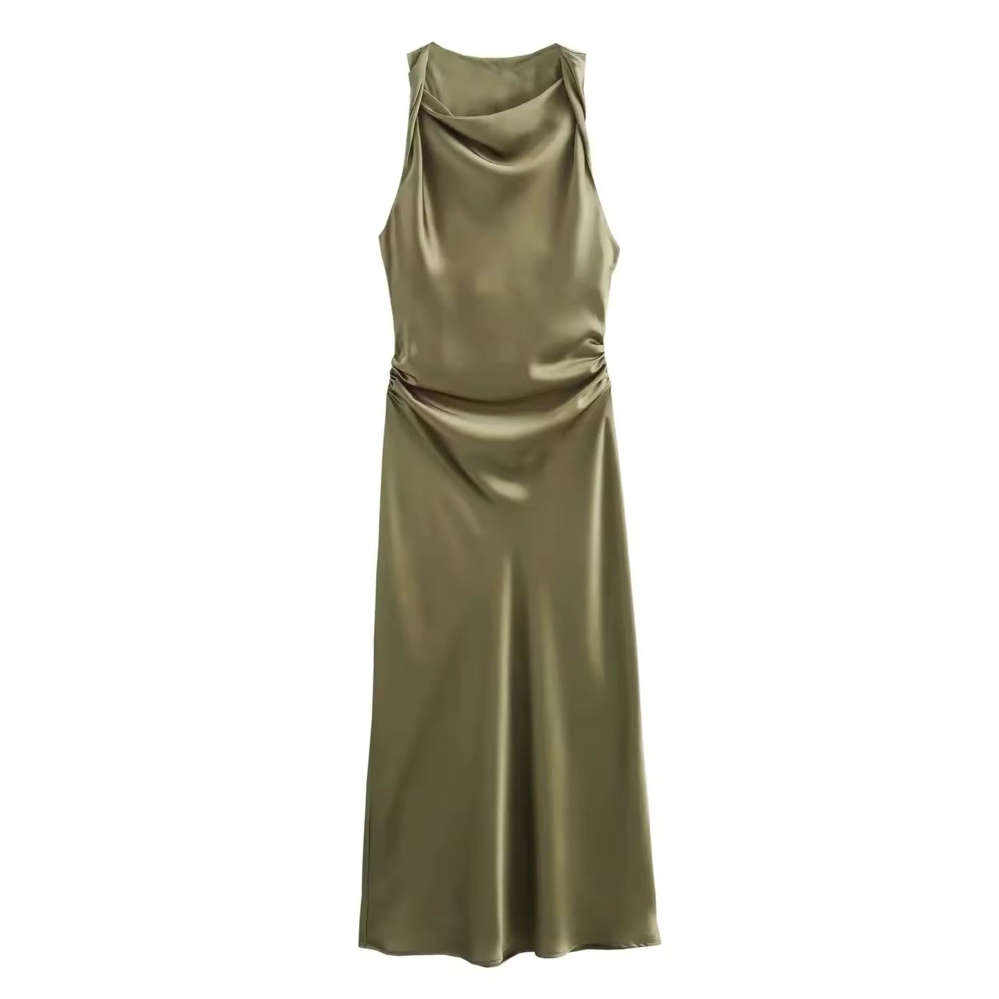 ROBE LONGUE EN SATIN