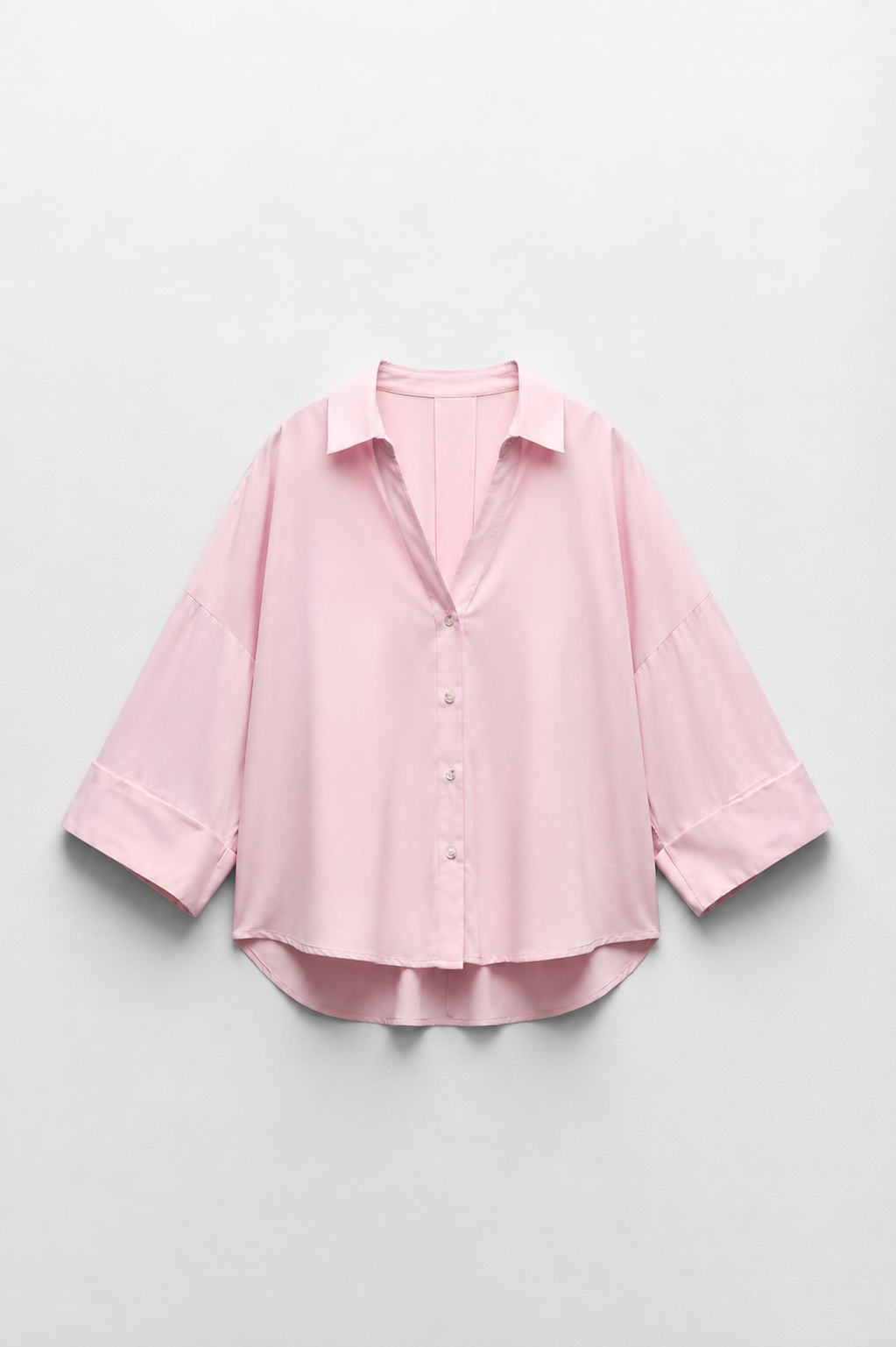CHEMISE À COL CLASSIQUE AMPLE