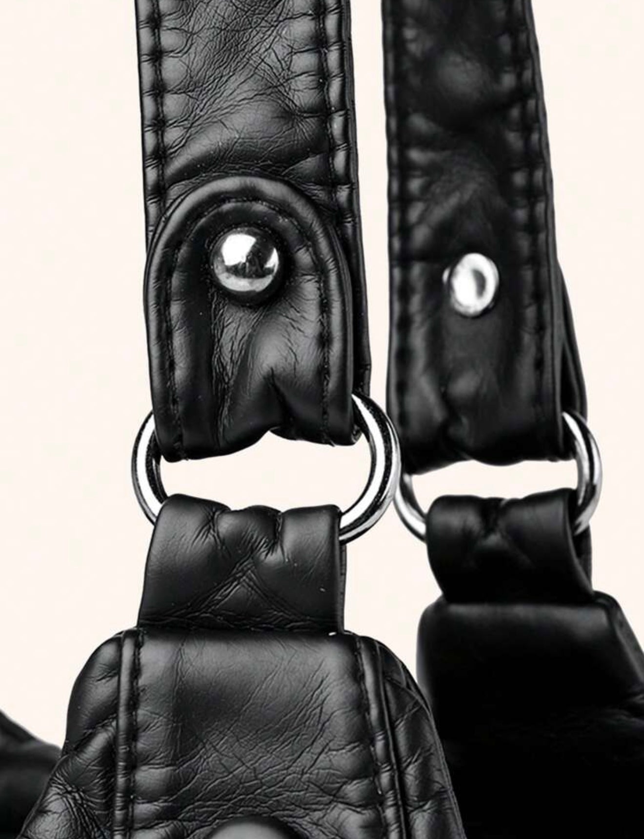 SAC VELOURS EN CUIR PU