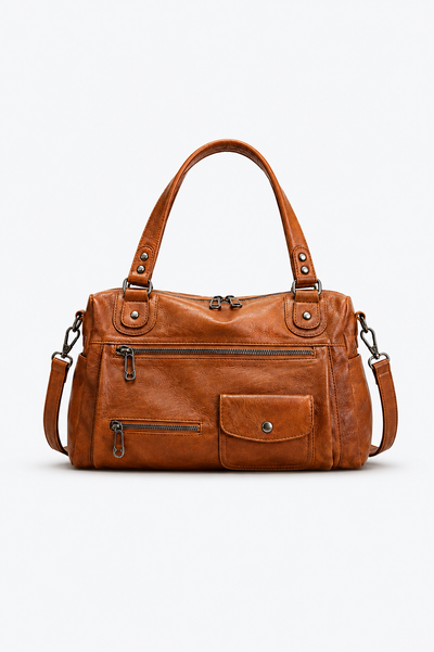 SAC À MAIN PORTÉ ÉPAULE MULTIPOCHES