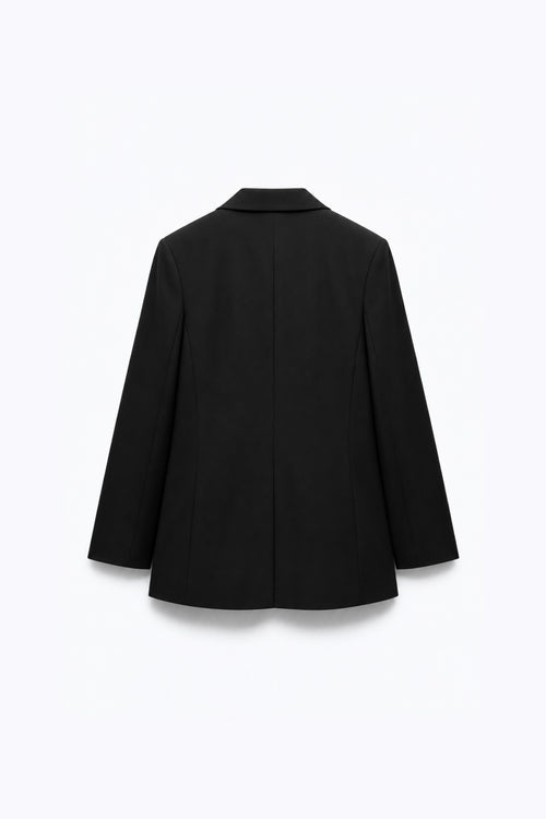 SINGLE-BREASTED STRAIGHT CUT BLAZER