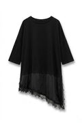 TOP NOIR BAS DENTELLE