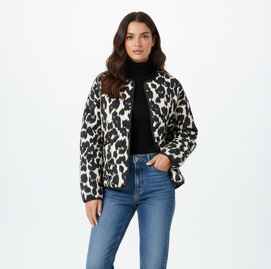 BLOUSON IMPRIMÉ GRAPHIQUE