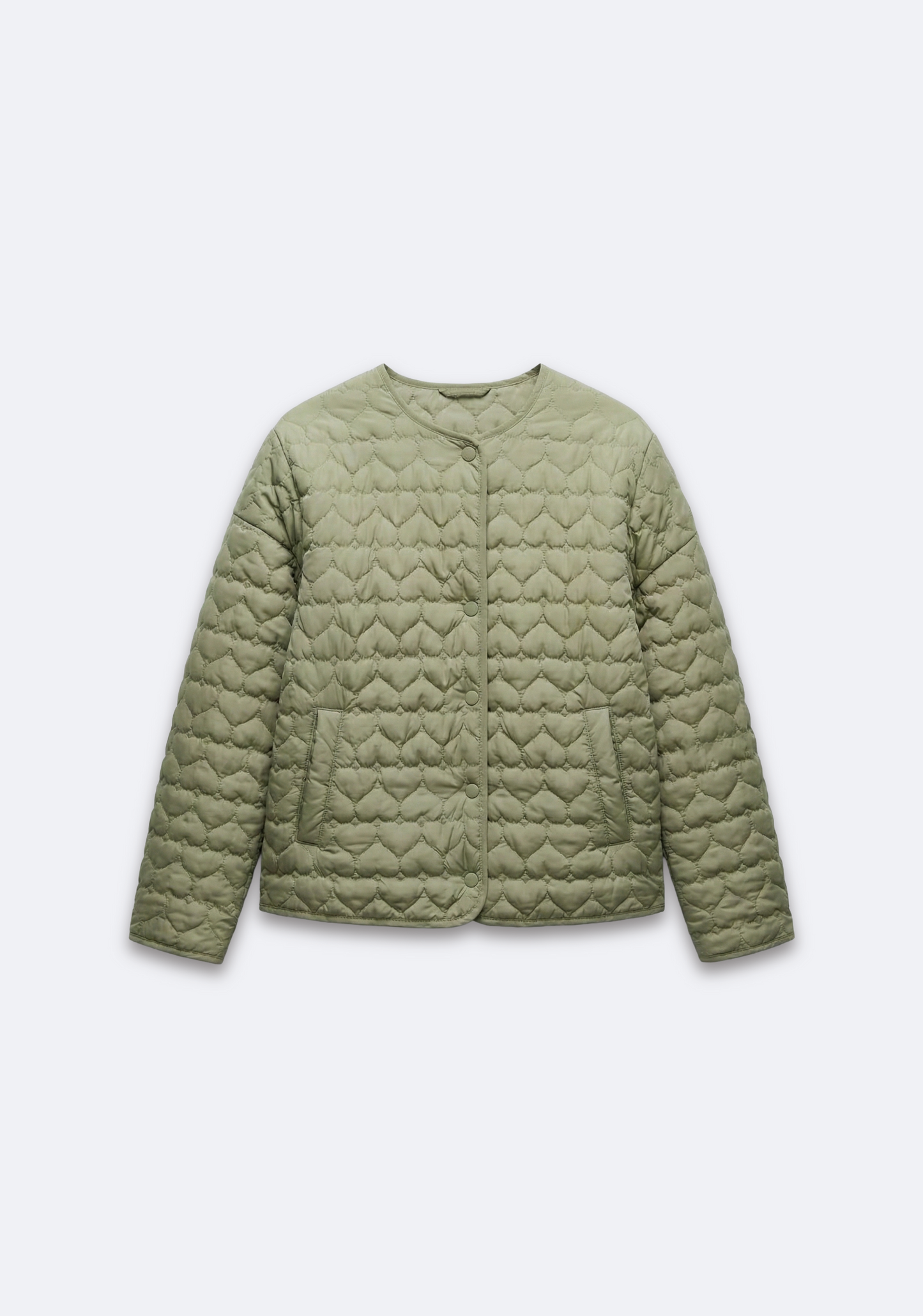 VESTE MATELASSÉE À COL ROND