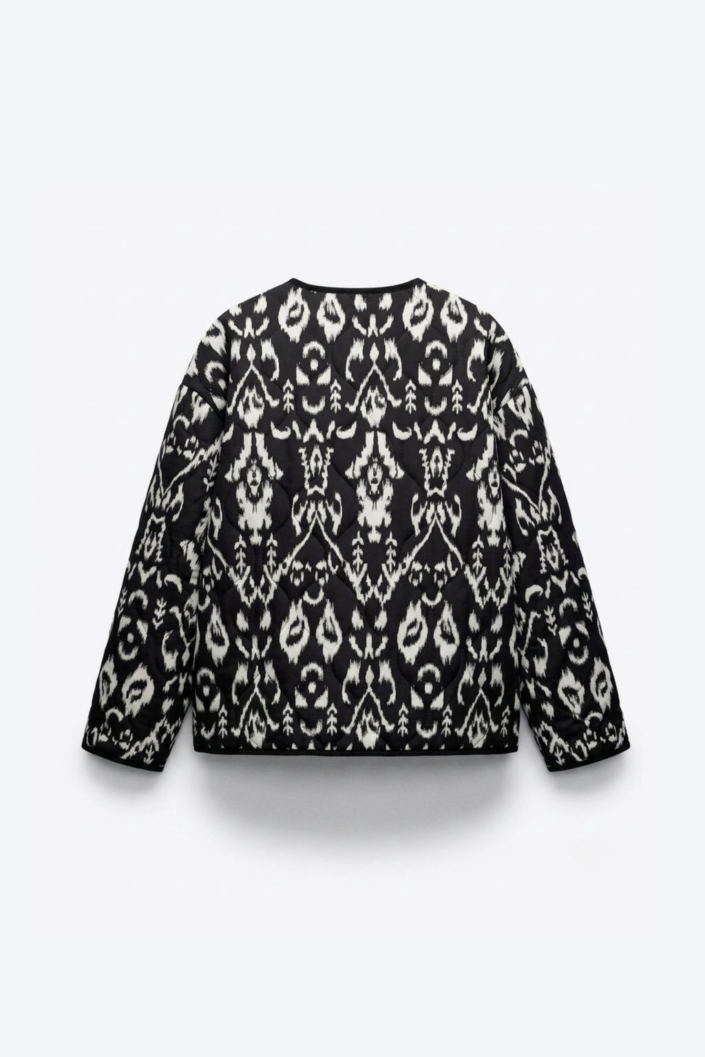 VESTE MATELASSÉE À IMPRIMÉ IKAT