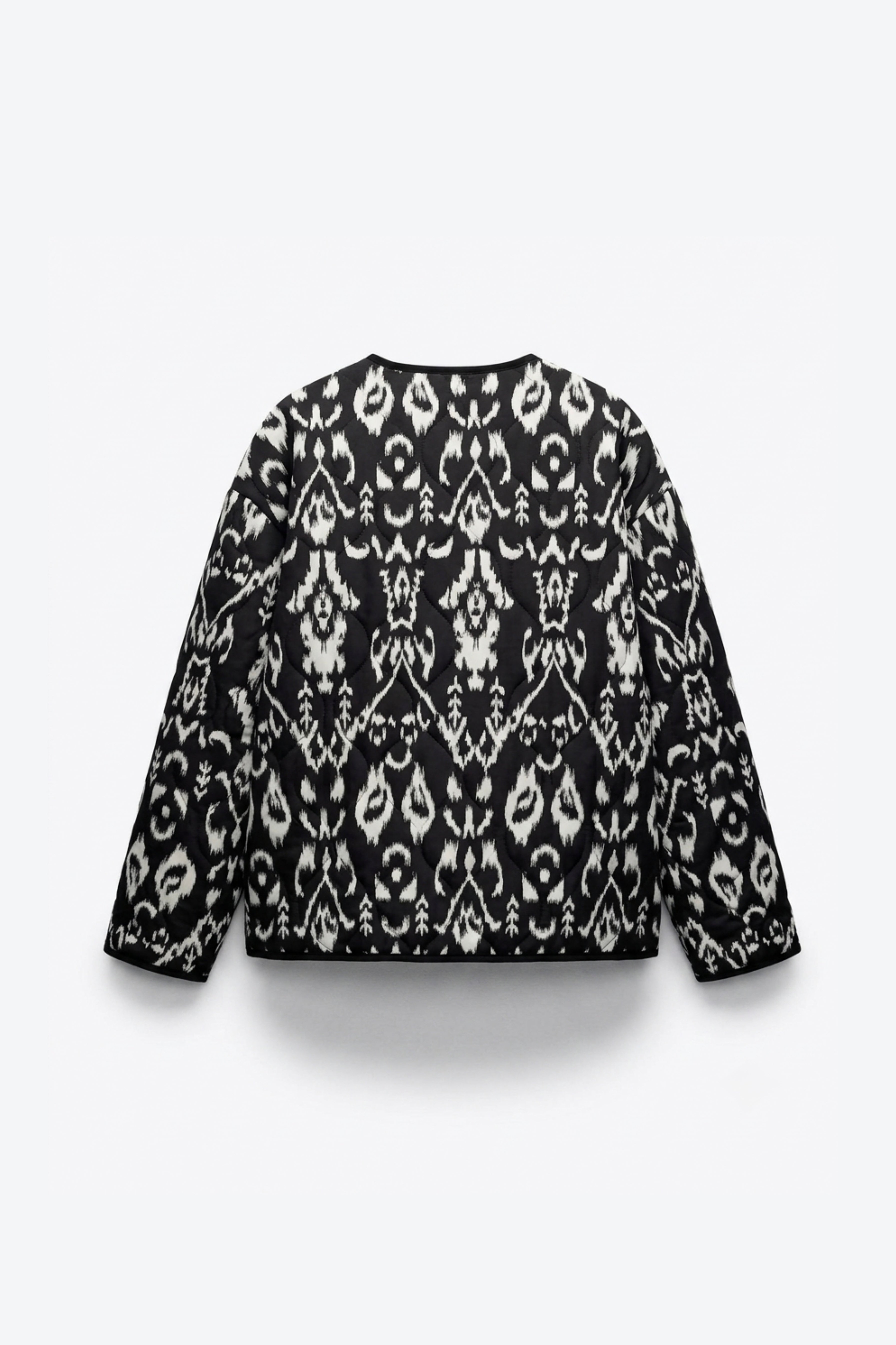 VESTE MATELASSÉE À IMPRIMÉ IKAT