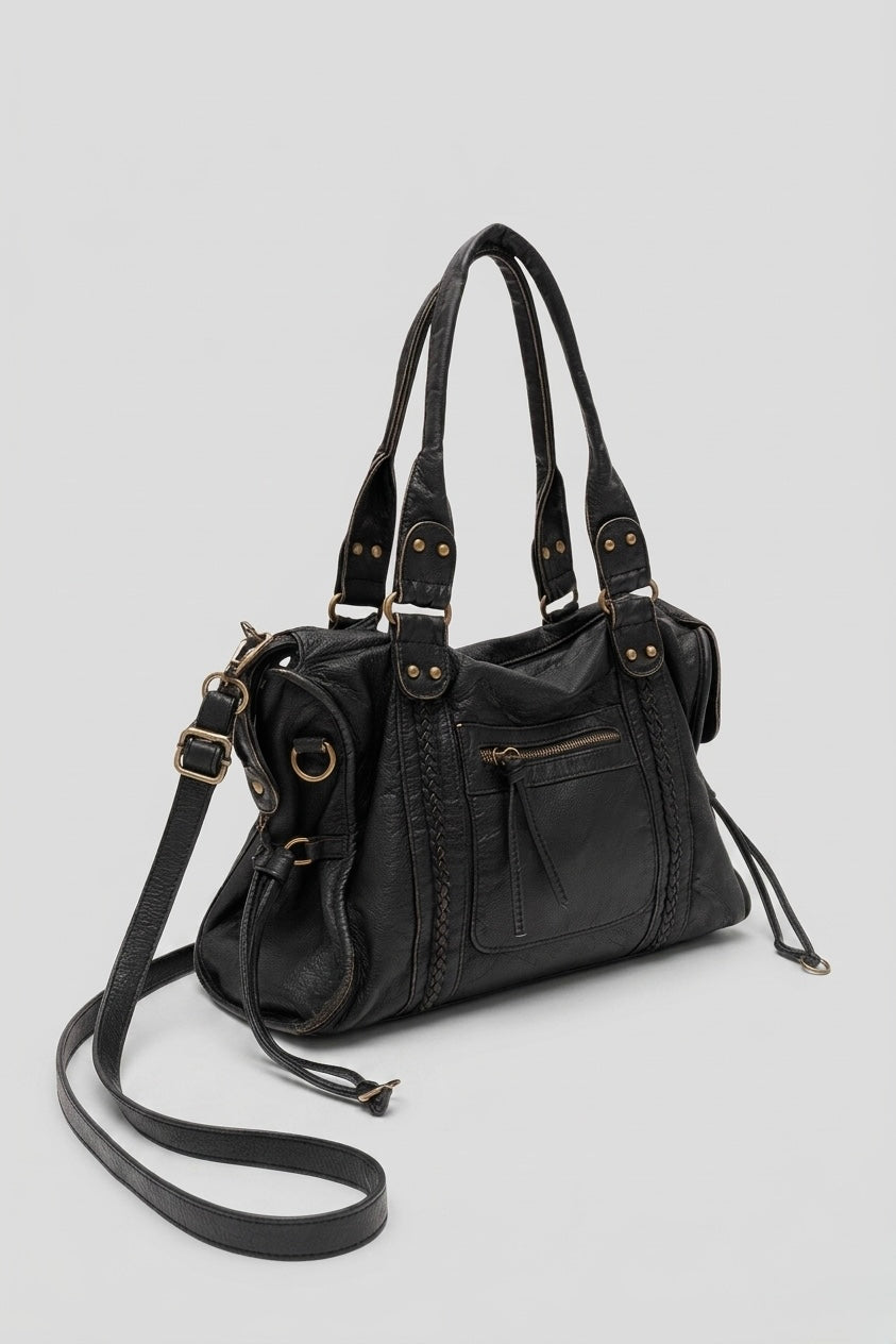 SAC À MAIN DE COURS EN CUIR PU