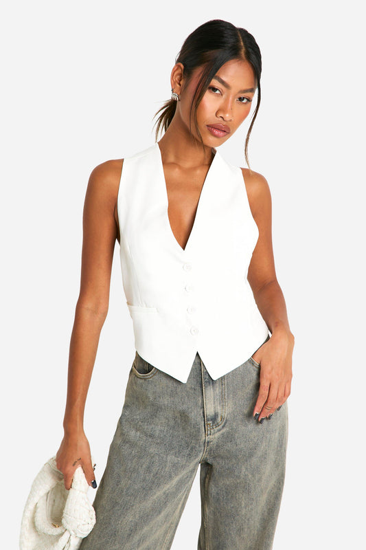 TOP GILET DOS NU
