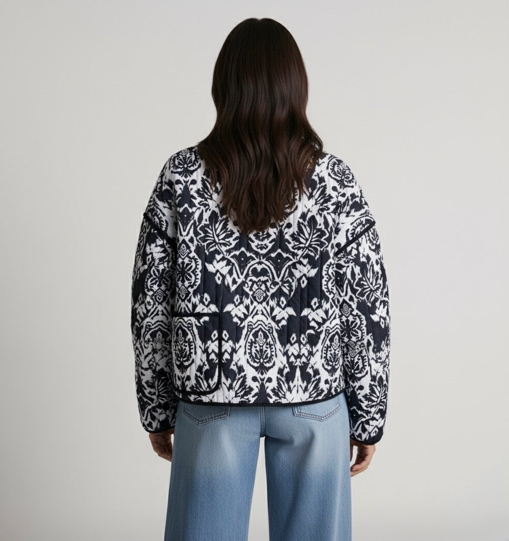 VESTE MATELASSÉE IMPRIMÉE