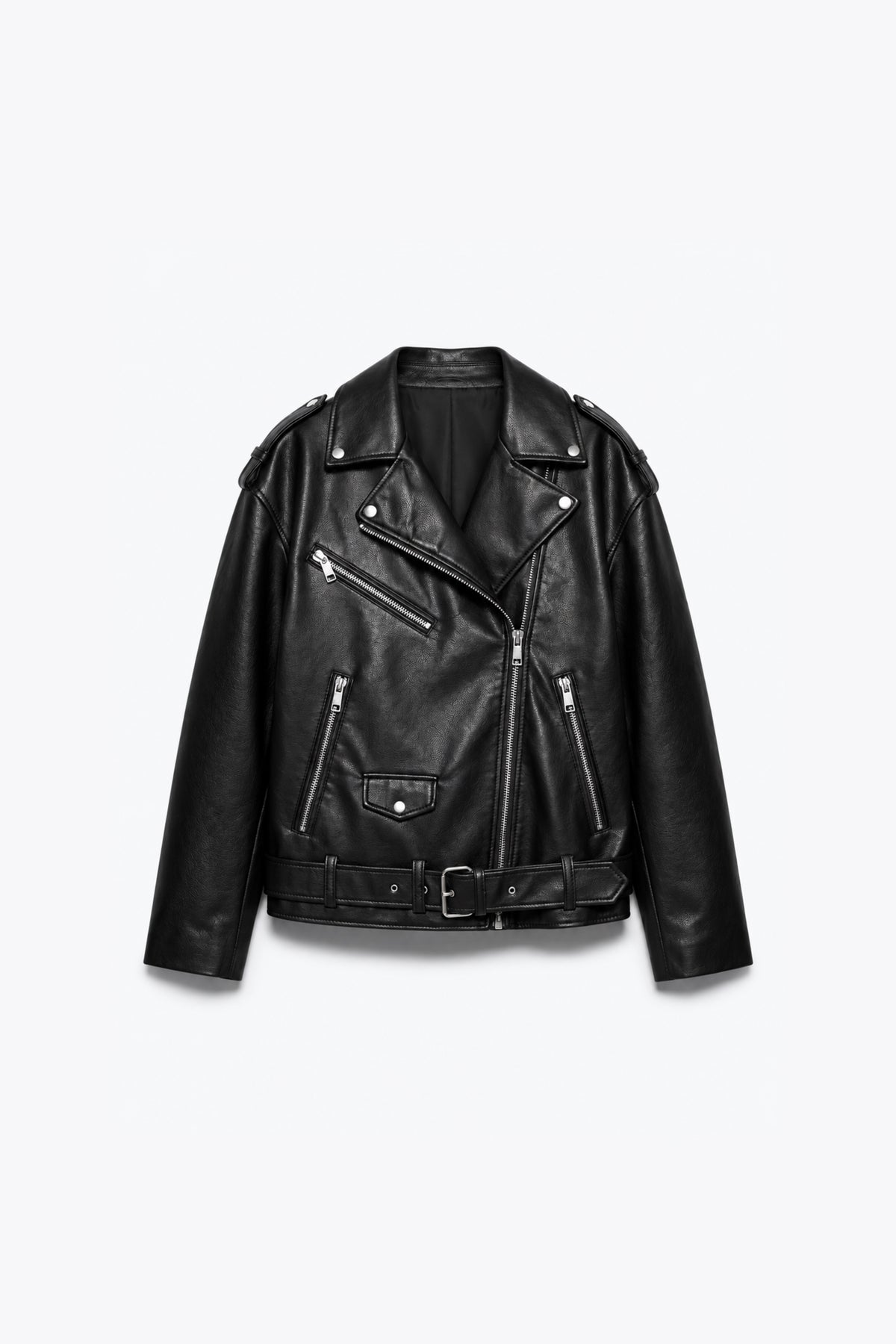 PERFECTO ZIPPÉ À CEINTURE INTÉGRÉE
