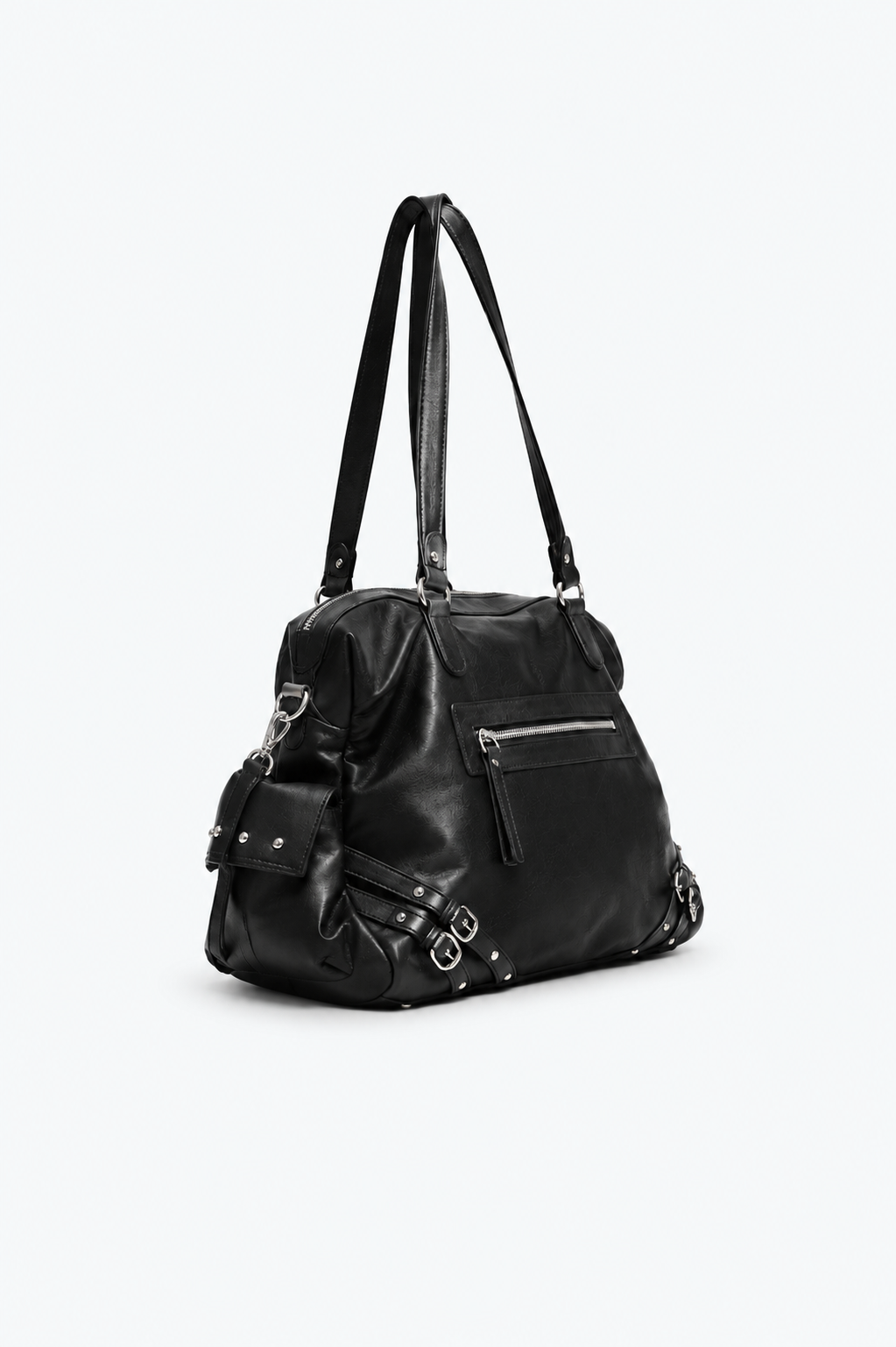SAC ÉPAULE CLOUTÉS EN CUIR PU
