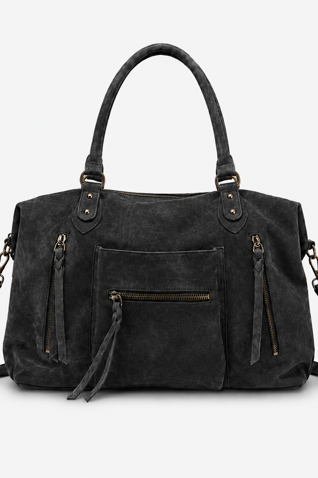 SAC À MAIN SPACIEUX POCHES ZIPPÉES